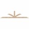 Ekena Millwork Richland Smooth Timber Gable Bracket, Douglas Fir, 84"W x 21"H x 1 1/2"D x 3 1/2"F, 6/12 Pitch GBW084X21X0204RIC00SDF - alternate 1